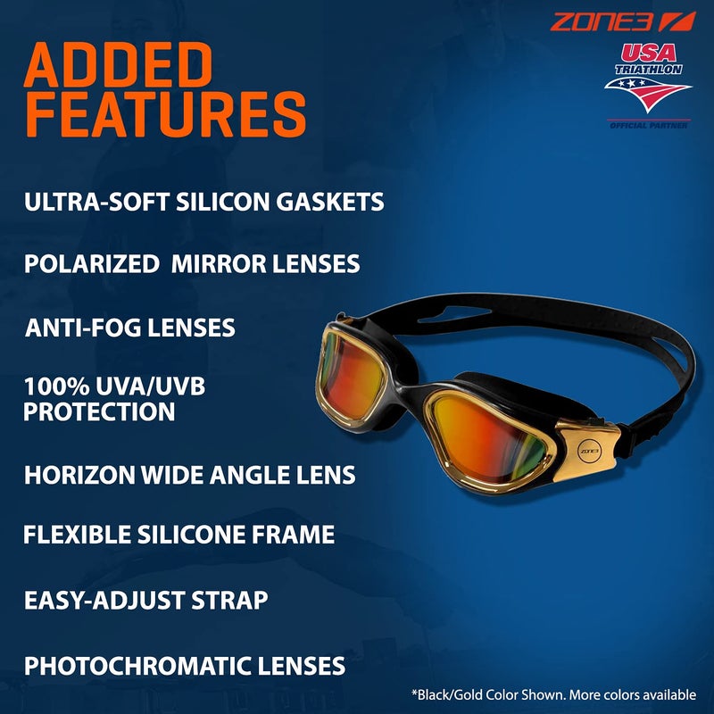 ZONE3 Vapour Swim Goggles - Image 3
